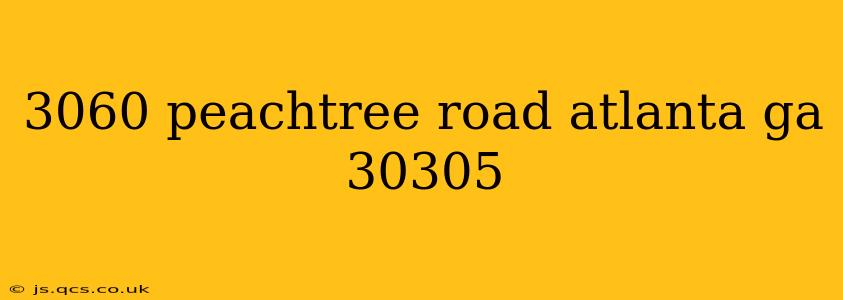 3060 peachtree road atlanta ga 30305