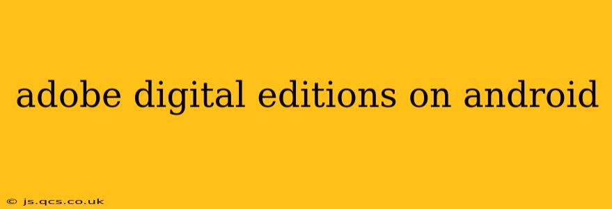 adobe digital editions on android