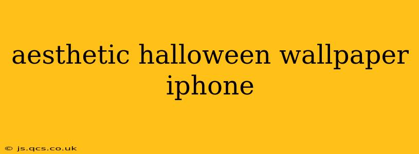 aesthetic halloween wallpaper iphone