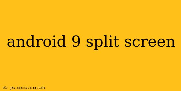 android 9 split screen