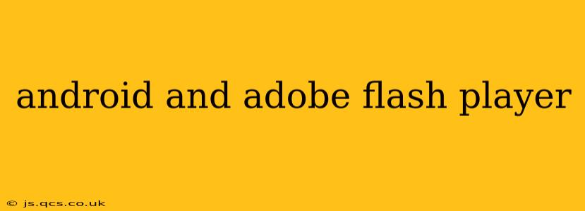 android and adobe flash player