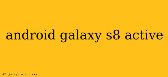 android galaxy s8 active