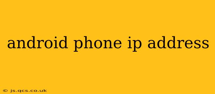 android phone ip address