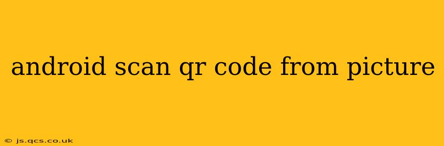 android scan qr code from picture