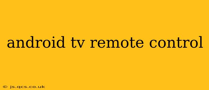 android tv remote control