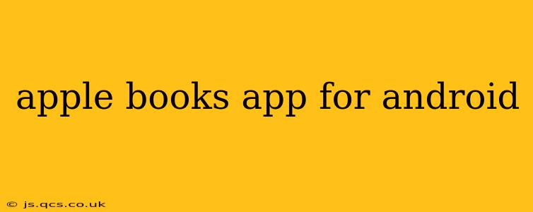 apple books app for android