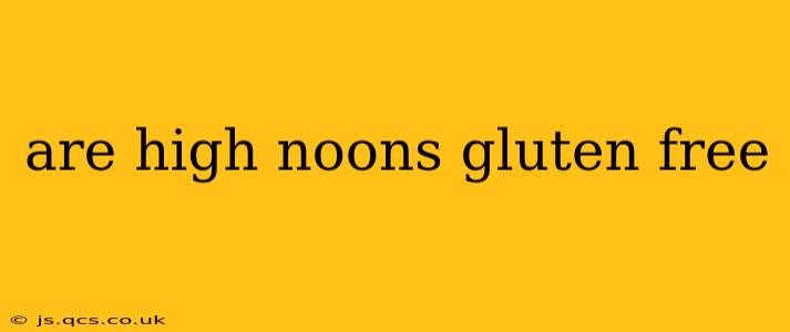 are high noons gluten free