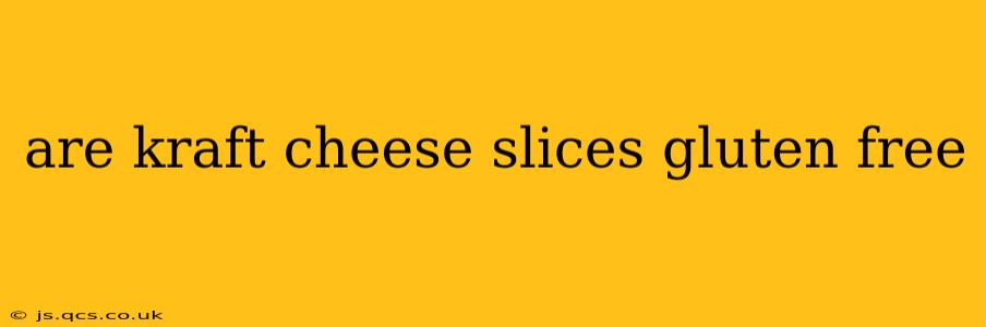 are kraft cheese slices gluten free