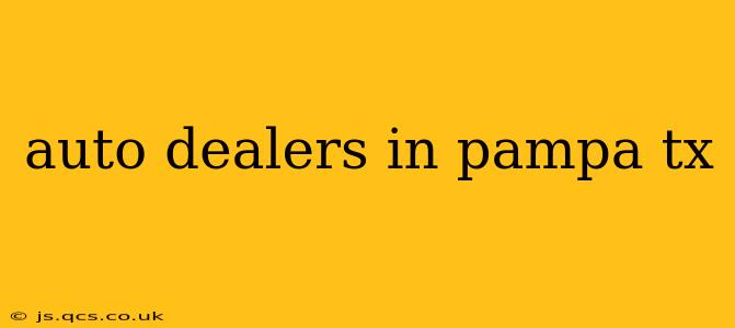 auto dealers in pampa tx