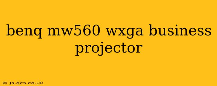 benq mw560 wxga business projector