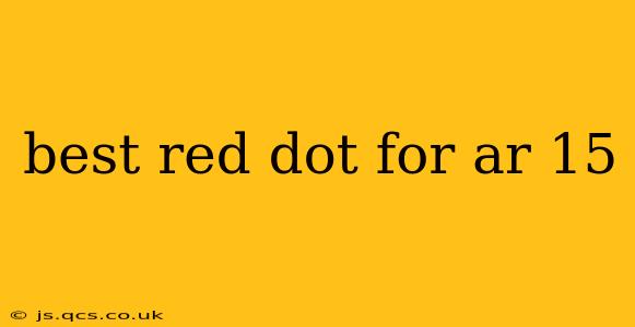 best red dot for ar 15