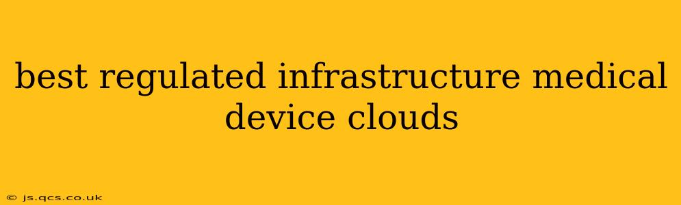 best regulated infrastructure medical device clouds