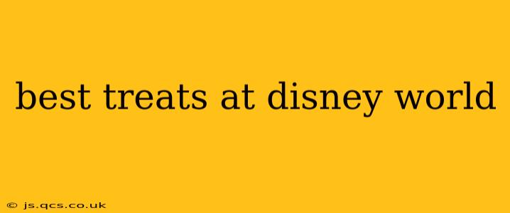 best treats at disney world