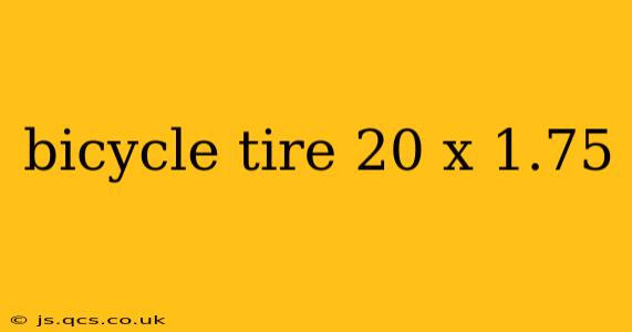 bicycle tire 20 x 1.75