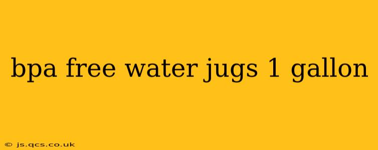 bpa free water jugs 1 gallon