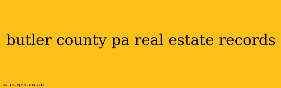 butler county pa real estate records