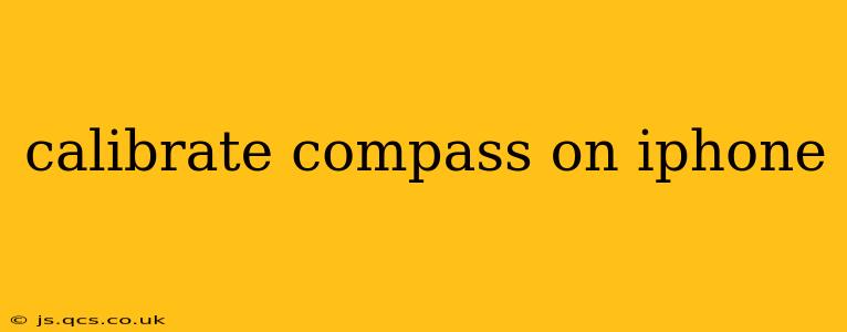 calibrate compass on iphone