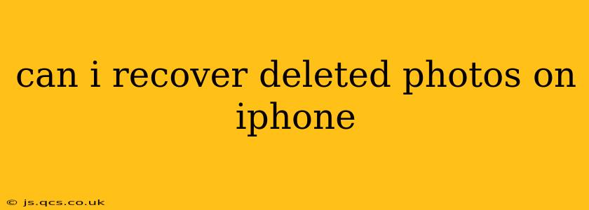can i recover deleted photos on iphone