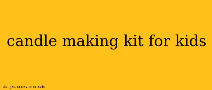 candle making kit for kids