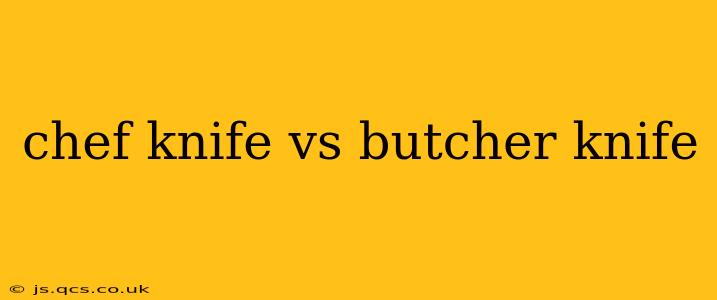chef knife vs butcher knife