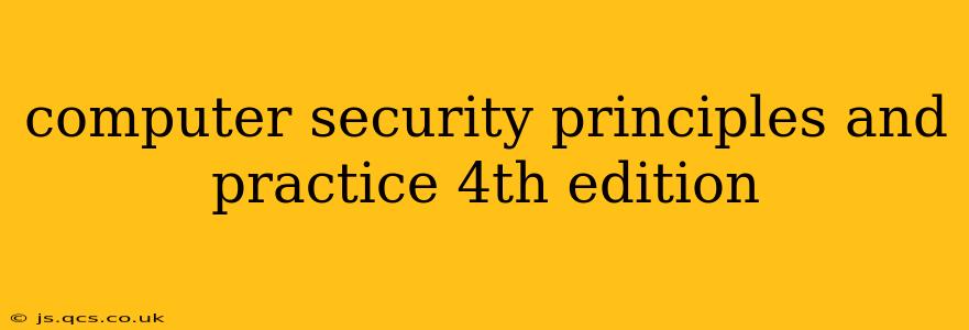 computer security principles and practice 4th edition