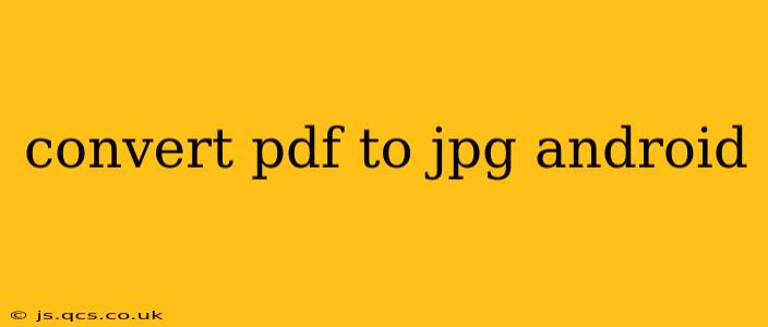 convert pdf to jpg android
