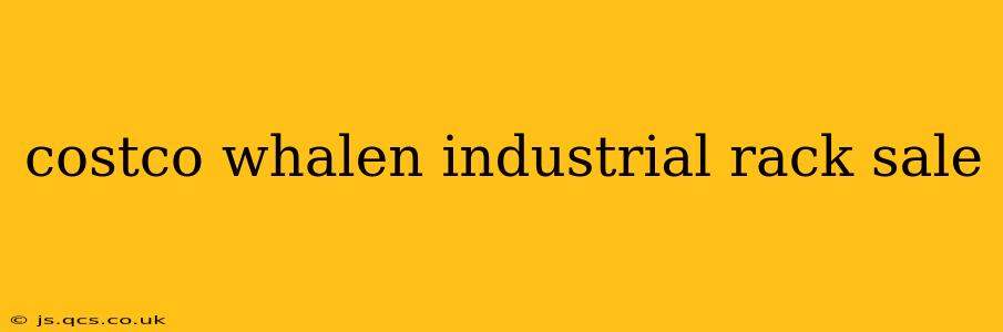 costco whalen industrial rack sale