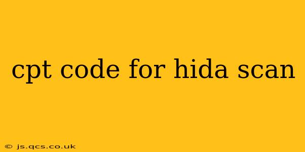 cpt code for hida scan