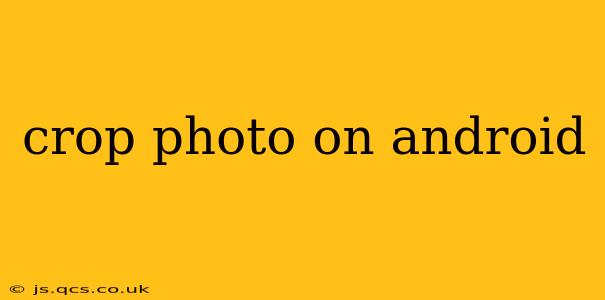 crop photo on android