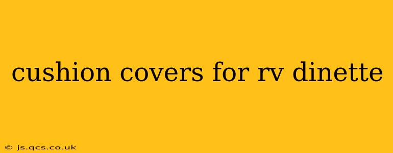 cushion covers for rv dinette