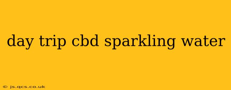 day trip cbd sparkling water
