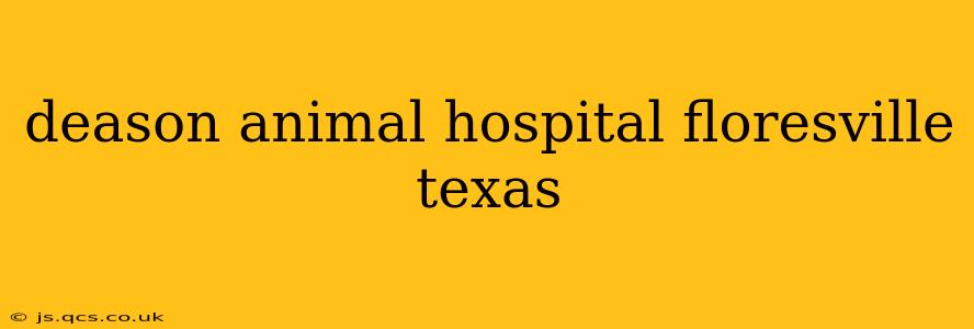 deason animal hospital floresville texas