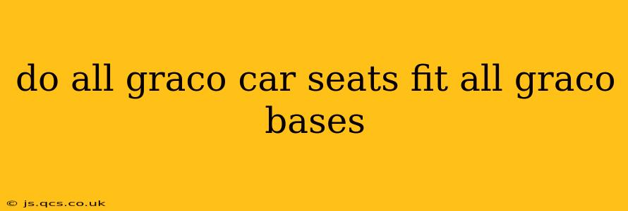 do all graco car seats fit all graco bases