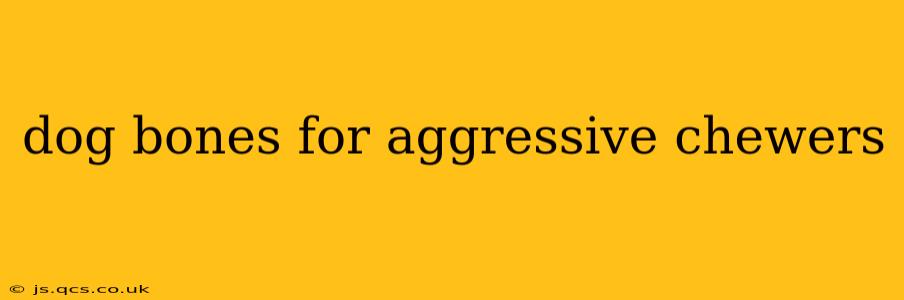 dog bones for aggressive chewers