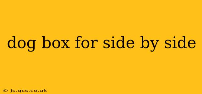 dog box for side by side