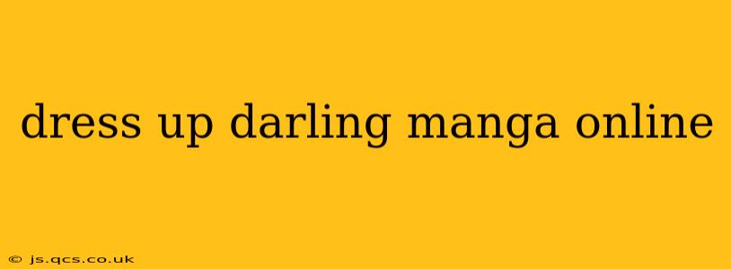 dress up darling manga online