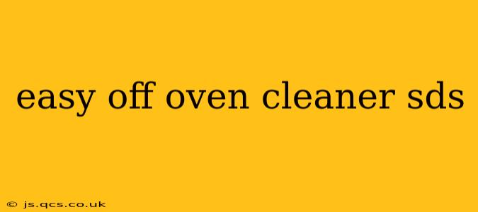 easy off oven cleaner sds
