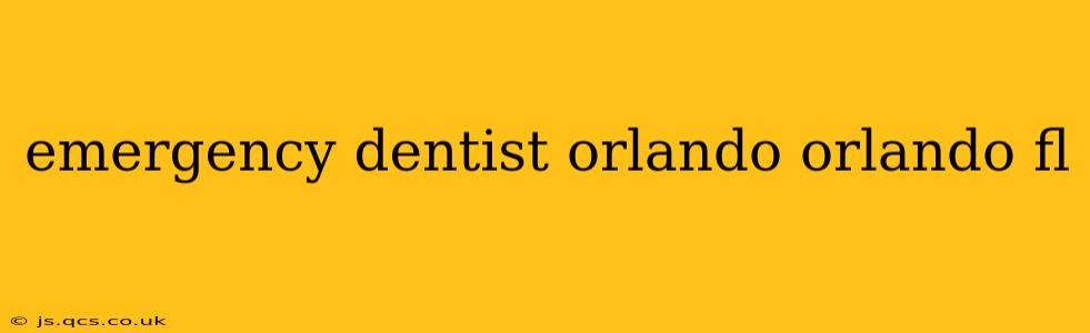 emergency dentist orlando orlando fl