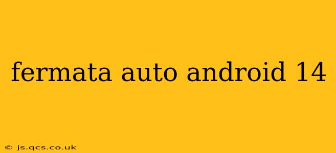 fermata auto android 14