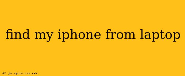find my iphone from laptop