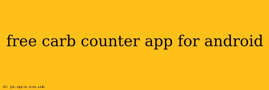 free carb counter app for android