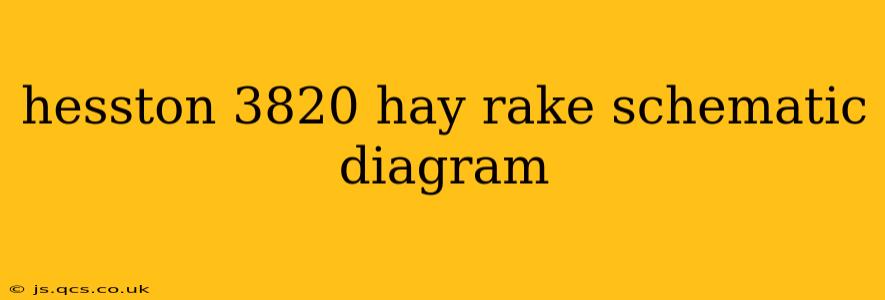 hesston 3820 hay rake schematic diagram