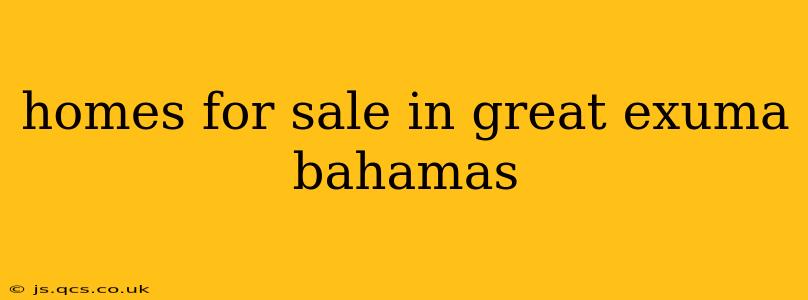 homes for sale in great exuma bahamas