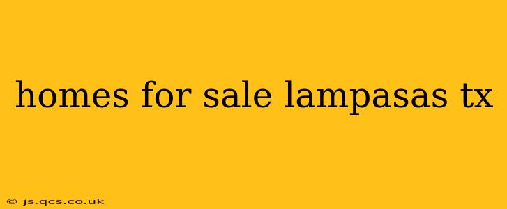 homes for sale lampasas tx