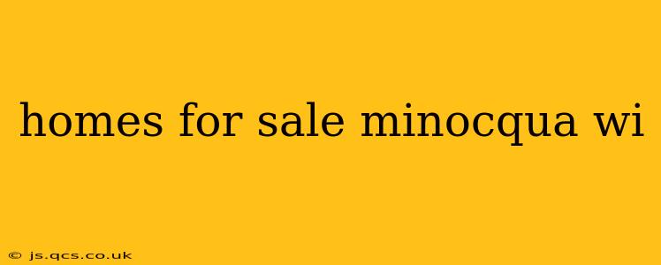 homes for sale minocqua wi