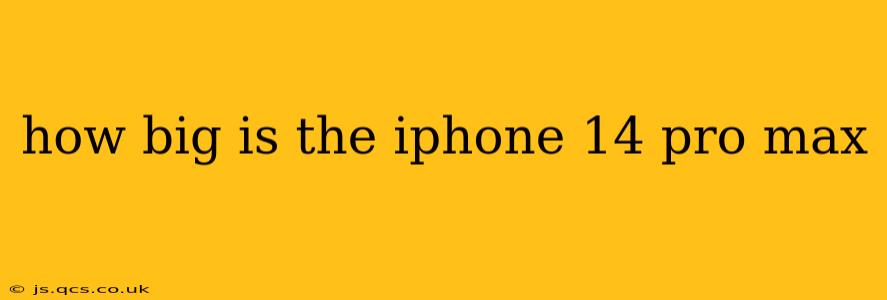 how big is the iphone 14 pro max