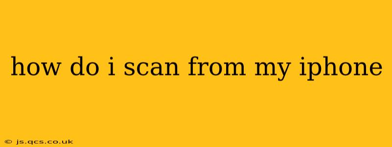 how do i scan from my iphone