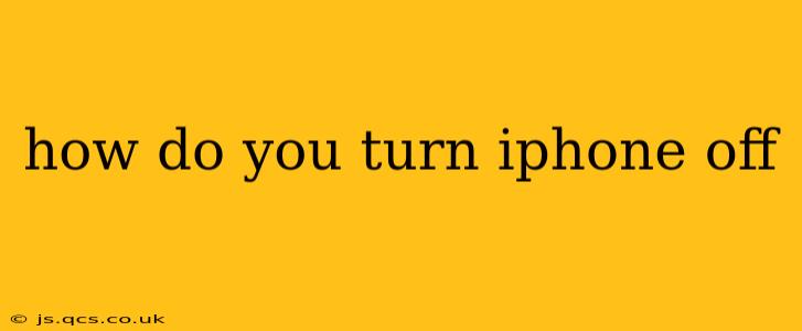 how do you turn iphone off