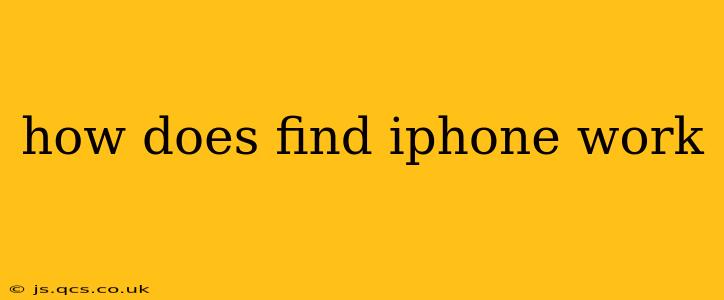 how does find iphone work