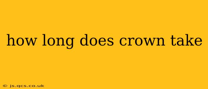 how long does crown take